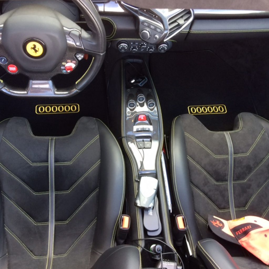 Ferrari Floor Mats – tailored & personalized | Toplift – Open Sky Motoring